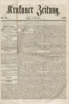 Krakauer Zeitung.[Jg.1], Nro. 138 (20 Juni 1857)