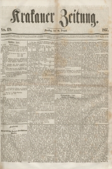 Krakauer Zeitung.[Jg.1], Nro. 179 (8 August 1857) + dod.