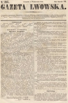 Gazeta Lwowska. 1854, nr 227