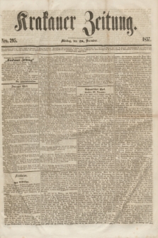Krakauer Zeitung.[Jg.1], Nro. 295 (28 December 1857)