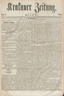Krakauer Zeitung.Jg.2, Nro. 8 (12 Jänner 1858) + dod.