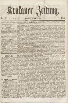 Krakauer Zeitung.Jg.2, Nro. 16 (21 Jänner 1858)