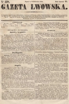 Gazeta Lwowska. 1854, nr 228