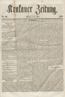 Krakauer Zeitung.Jg.2, Nro. 50 (3 März 1858)