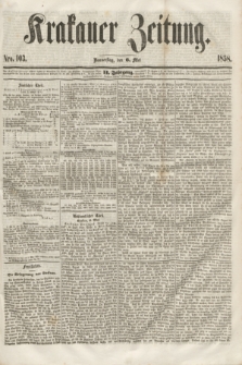 Krakauer Zeitung.Jg.2, Nro. 103 (6 Mai 1858)