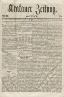 Krakauer Zeitung.Jg.2, Nro. 105 (10 Mai 1858)