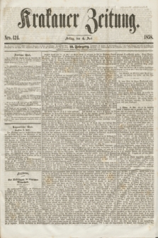 Krakauer Zeitung.Jg.2, Nro. 124 (4 Juni 1858) + dod.
