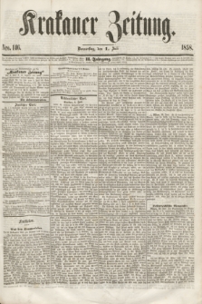 Krakauer Zeitung.Jg.2, Nro. 146 (1 Juli 1858)
