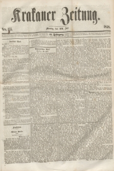 Krakauer Zeitung.Jg.2, Nro. 155 (12 Juli 1858)