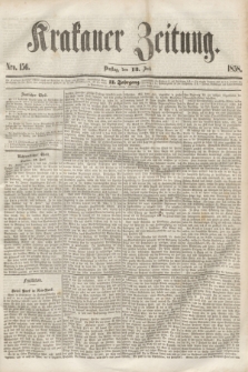 Krakauer Zeitung.Jg.2, Nro. 156 (13 Juli 1858)
