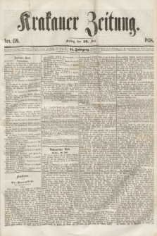 Krakauer Zeitung.Jg.2, Nro. 159 (16 Juli 1858)