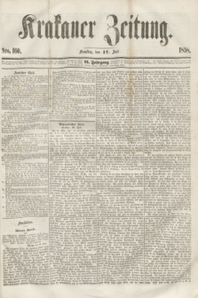 Krakauer Zeitung.Jg.2, Nro. 160 (17 Juli 1858) + dod.