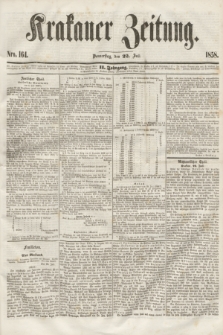 Krakauer Zeitung.Jg.2, Nro. 164 (22 Juli 1858)