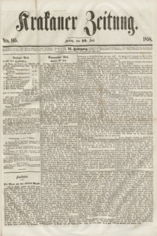 Krakauer Zeitung.Jg.2, Nro. 165 (23 Juli 1858)
