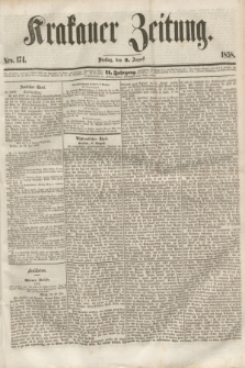 Krakauer Zeitung.Jg.2, Nro. 174 (3 August 1858)