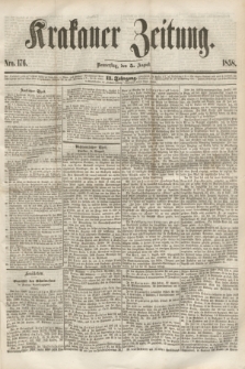 Krakauer Zeitung.Jg.2, Nro. 176 (5 August 1858)