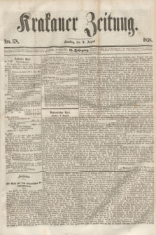 Krakauer Zeitung.Jg.2, Nro. 178 (7 August 1858)