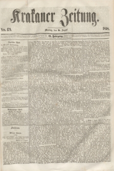 Krakauer Zeitung.Jg.2, Nro. 179 (9 August 1858)