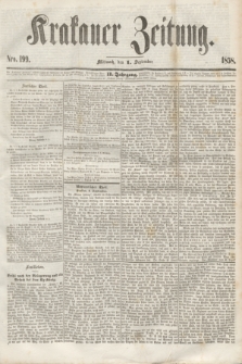 Krakauer Zeitung.Jg.2, Nro. 199 (1 September 1858)