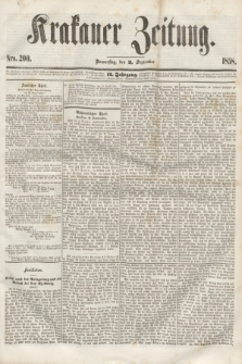 Krakauer Zeitung.Jg.2, Nro. 200 (2 September 1858)
