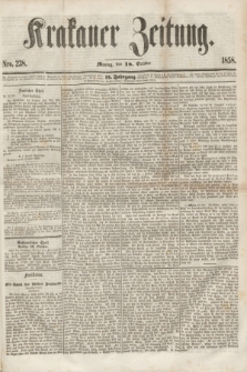 Krakauer Zeitung.Jg.2, Nro. 238 (18 October 1858) + dod.