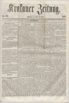 Krakauer Zeitung.Jg.2, Nro. 257 (10 November 1858)