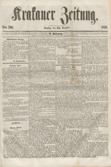 Krakauer Zeitung.Jg.2, Nro. 260 (13 November 1858)