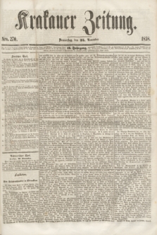 Krakauer Zeitung.Jg.2, Nro. 270 (25 November 1858)