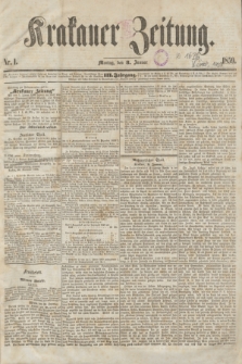 Krakauer Zeitung.Jg.3, Nr. 1 (3 Januar 1859)