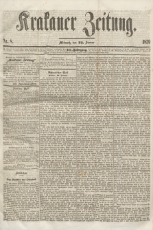 Krakauer Zeitung.Jg.3, Nr. 8 (12 Januar 1859)