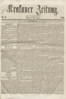 Krakauer Zeitung.Jg.3, Nr. 13 (18 Januar 1859)