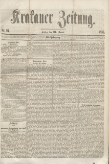 Krakauer Zeitung.Jg.3, Nr. 16 (21 Januar 1859)