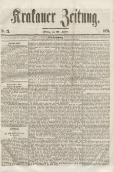 Krakauer Zeitung.Jg.3, Nr. 24 (31 Januar 1859)