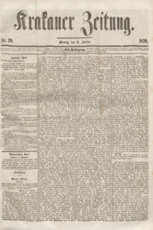 Krakauer Zeitung.Jg.3, Nr. 29 (7 Februar 1859)