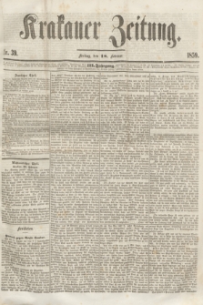 Krakauer Zeitung.Jg.3, Nr. 39 (18 Februar 1859)
