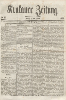 Krakauer Zeitung.Jg.3, Nr. 47 (28 Februar 1859)
