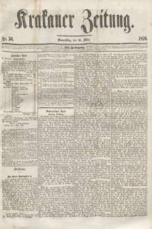 Krakauer Zeitung.Jg.3, Nr. 50 (3 März 1859) + dod.