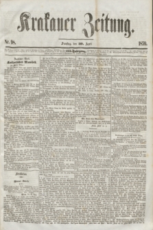 Krakauer Zeitung.Jg.3, Nr. 98 (30 April 1859) + dod.