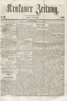 Krakauer Zeitung.Jg.3, Nr. 99 (2 Mai 1859) + dod.