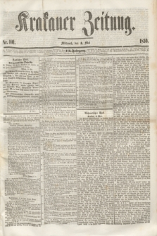 Krakauer Zeitung.Jg.3, Nr. 101 (4 Mai 1859)