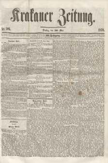 Krakauer Zeitung.Jg.3, Nr. 106 (10 Mai 1859) + dod.