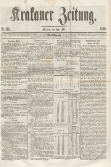 Krakauer Zeitung.Jg.3, Nr. 119 (25 Mai 1859)