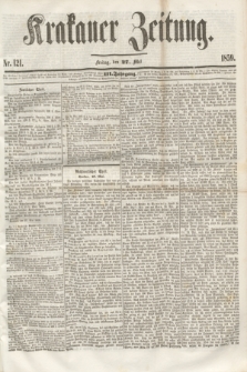 Krakauer Zeitung.Jg.3, Nr. 121 (27 Mai 1859) + dod.