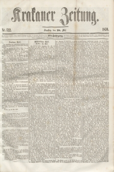Krakauer Zeitung.Jg.3, Nr. 122 (28 Mai 1859) + dod.