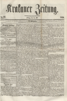 Krakauer Zeitung.Jg.3, Nr. 147 (1 Juli 1859)