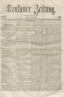 Krakauer Zeitung.Jg.3, Nr. 153 (8 Juli 1859)