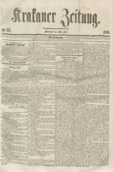 Krakauer Zeitung.Jg.3, Nr. 157 (13 Juli 1859)