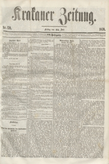 Krakauer Zeitung.Jg.3, Nr. 159 (15 Juli 1859)