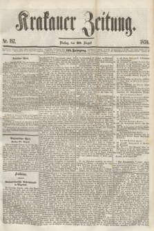 Krakauer Zeitung.Jg.3, Nr. 197 (30 August 1859)