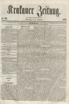 Krakauer Zeitung.Jg.3, Nr. 199 (1 September 1859)
